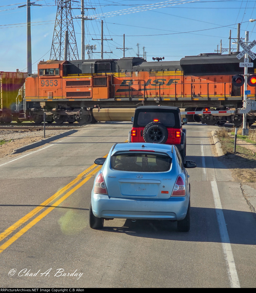 CROSSING IN FRONT OF ME